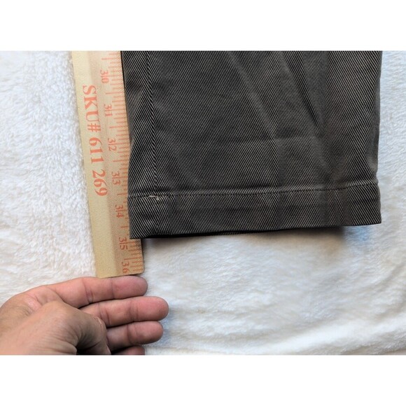 MASON'S New York Regular Fit Flat Front Stretch Cotton Pants Mens Sz 58/42 Brown - Picture 8 of 16